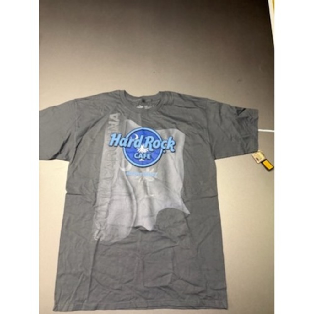Hard Rock Cafe Myrtle Beach South Carolina Graphic T-Shirt Gray Mens Large NWT